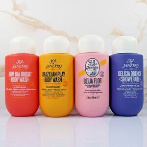 Sol De Janeiro Body Wash & Shower Oil SET of 4 Bottles 40 59 62 68 SEALED NEW